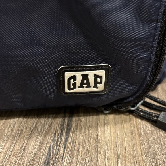 Y2K GAP Nylon Tech Backpack Rucksack Vintage 90s GORPcore Two Strap Navy Blue - Picture 3 of 15